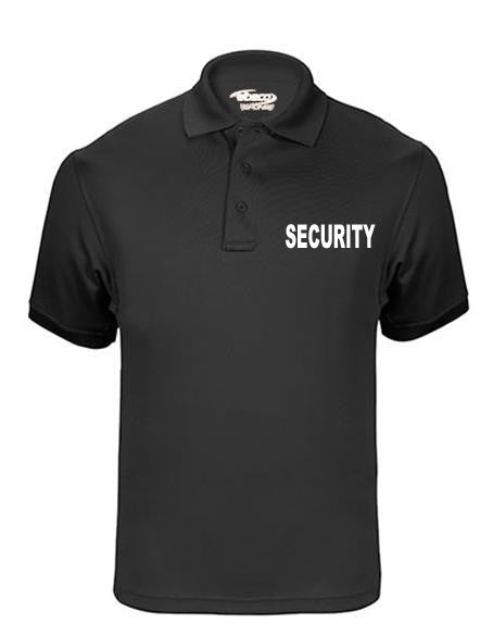 Elbeco/Stars Uniform 100% Cotton/Polycotton Short Sleeve Polos for Men Black with ID - Primary View