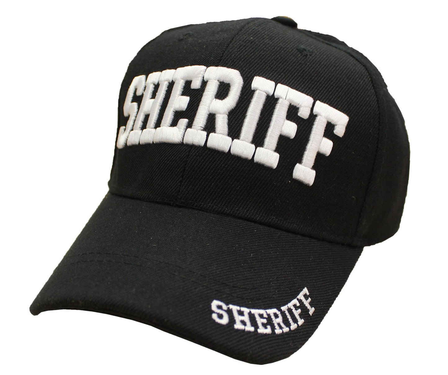 Premium Hat C - Black / Sheriff ID (White)