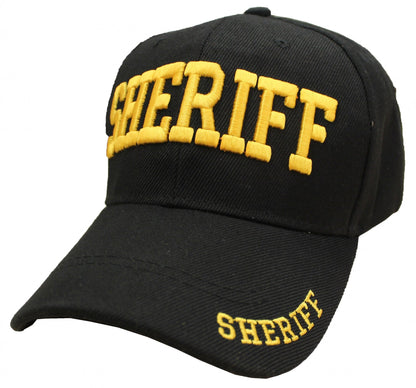 Premium Hat C - Black / Sheriff ID (Gold)