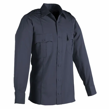 100% Polyester Long Sleeve Uniform Shirt SALE - Dark Navy