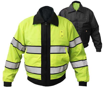 Stars Uniform High Visibility Water Resistant Reversible Jacket