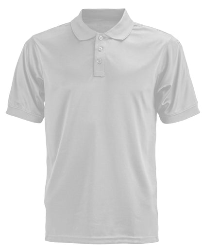 Polyester Tactical Performance Polo Shirt - White