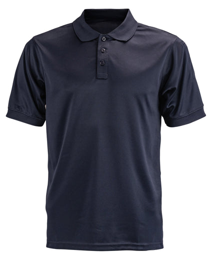 Polyester Tactical Performance Polo Shirt - Navy Blue