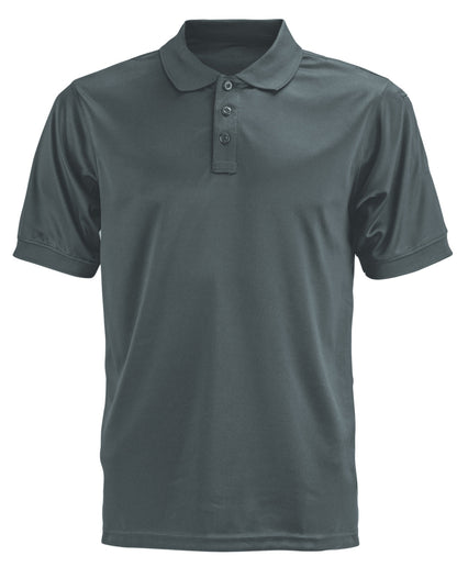 Polyester Tactical Performance Polo Shirt - Dark Gray