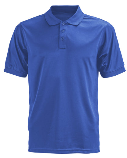 Polyester Tactical Performance Polo Shirt - Royal Blue