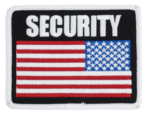 Security American Flag Patch - Right Side