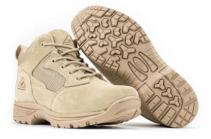 Botas tácticas de combate CoolMax Ryno Gear de 4.5" (beige)
