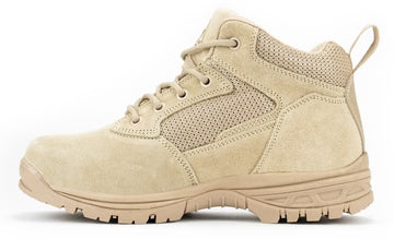4.5" CoolMax Ryno Gear Tactical Combat Boots (Beige)