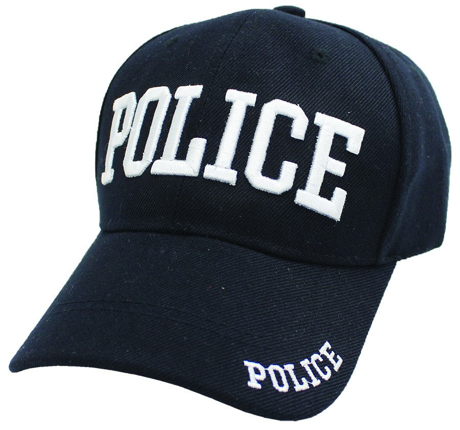 Premium Hat C - Black / Police ID (White)