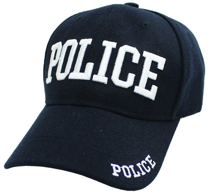Premium Hat C - Black / Police ID (White)