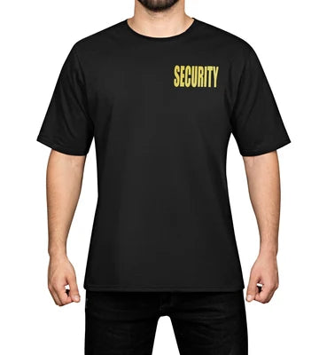 Camiseta de seguridad de poliéster y algodón de manga corta