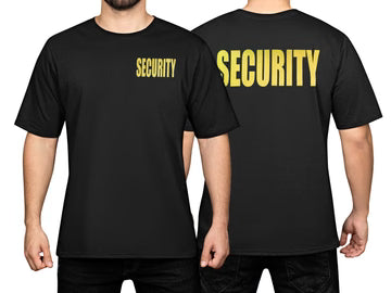 Camiseta de seguridad de poliéster y algodón de manga corta
