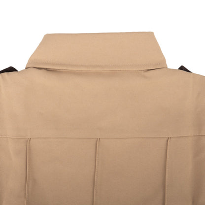 100% Polyester Two Tone Short Sleeve Uniform Shirt - Sewn-in military creases detail