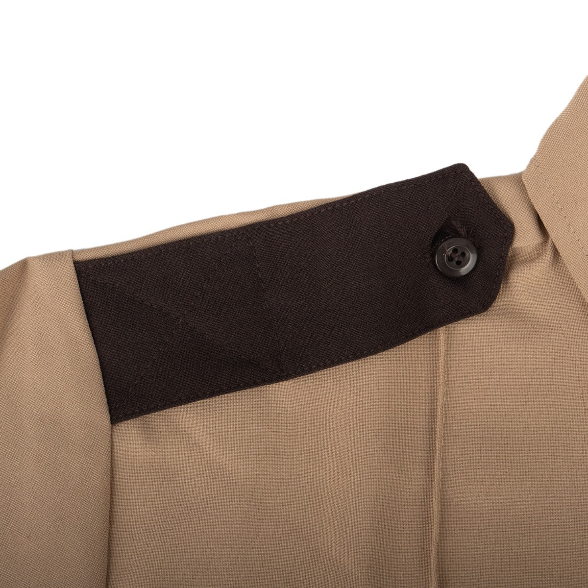 100% Polyester Two Tone Short Sleeve Uniform Shirt - Shoulder epaulettes detail