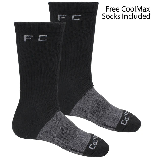 Botas tácticas de combate Ryno Gear CoolMax de 6" (beige)