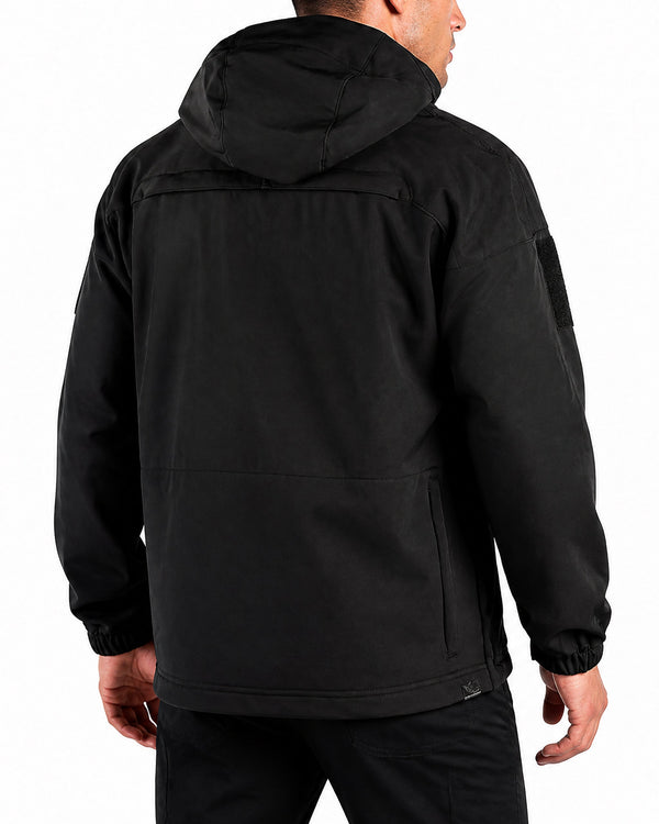 Heavy-Duty Hooded Softshell Duty Jacket with ID Panels - Primary
