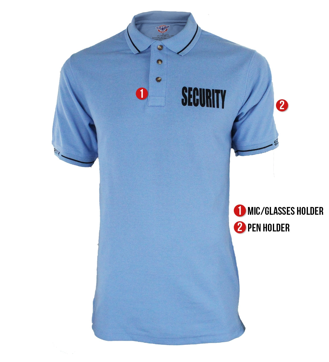 Polycotton Security Polo Shirts for Professionals