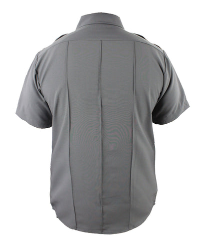 Stars Uniform 100% Polyester Short Sleeve Uniform Shirt - folded shirts fabric view
