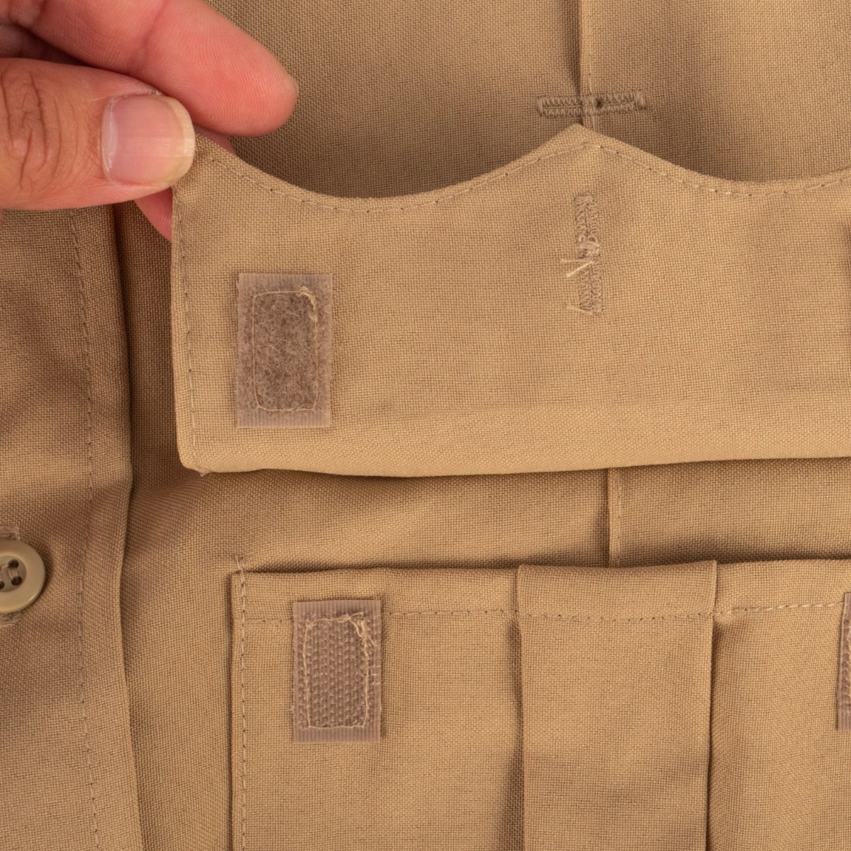 Stars Uniform 100% Polyester Short Sleeve Uniform Shirt - velcro chest pocket detail