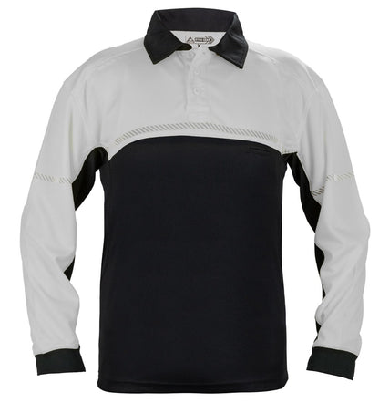 Stars Uniform 100% Polyester Jersey Knit Long Sleeve Bike Patrol Polo Shirts - Detail View 2