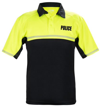 Stars Uniform 100% POLYESTER JERSEY KNIT TWO TONE POLICE BIKE PATROL POLO SHIRTS - Detail View 20