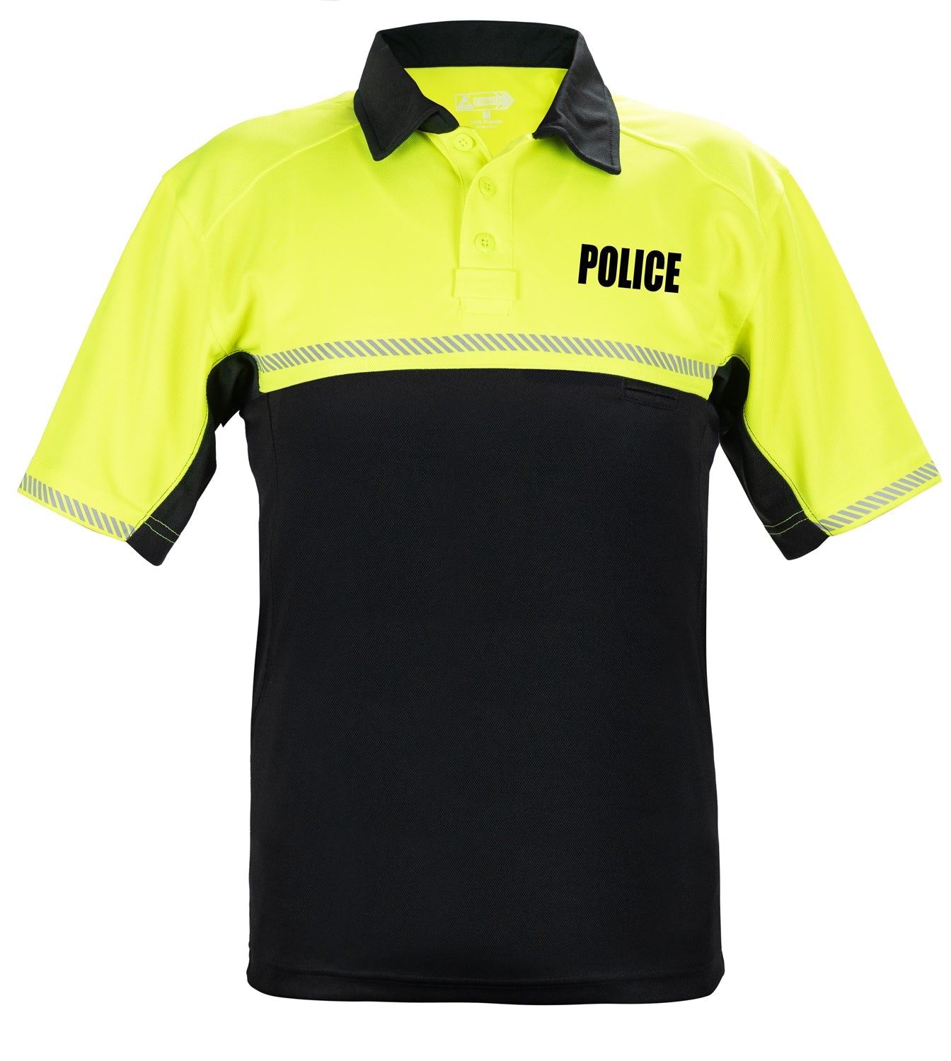 Stars Uniform 100% POLYESTER JERSEY KNIT TWO TONE POLICE BIKE PATROL POLO SHIRTS - Detail View 24