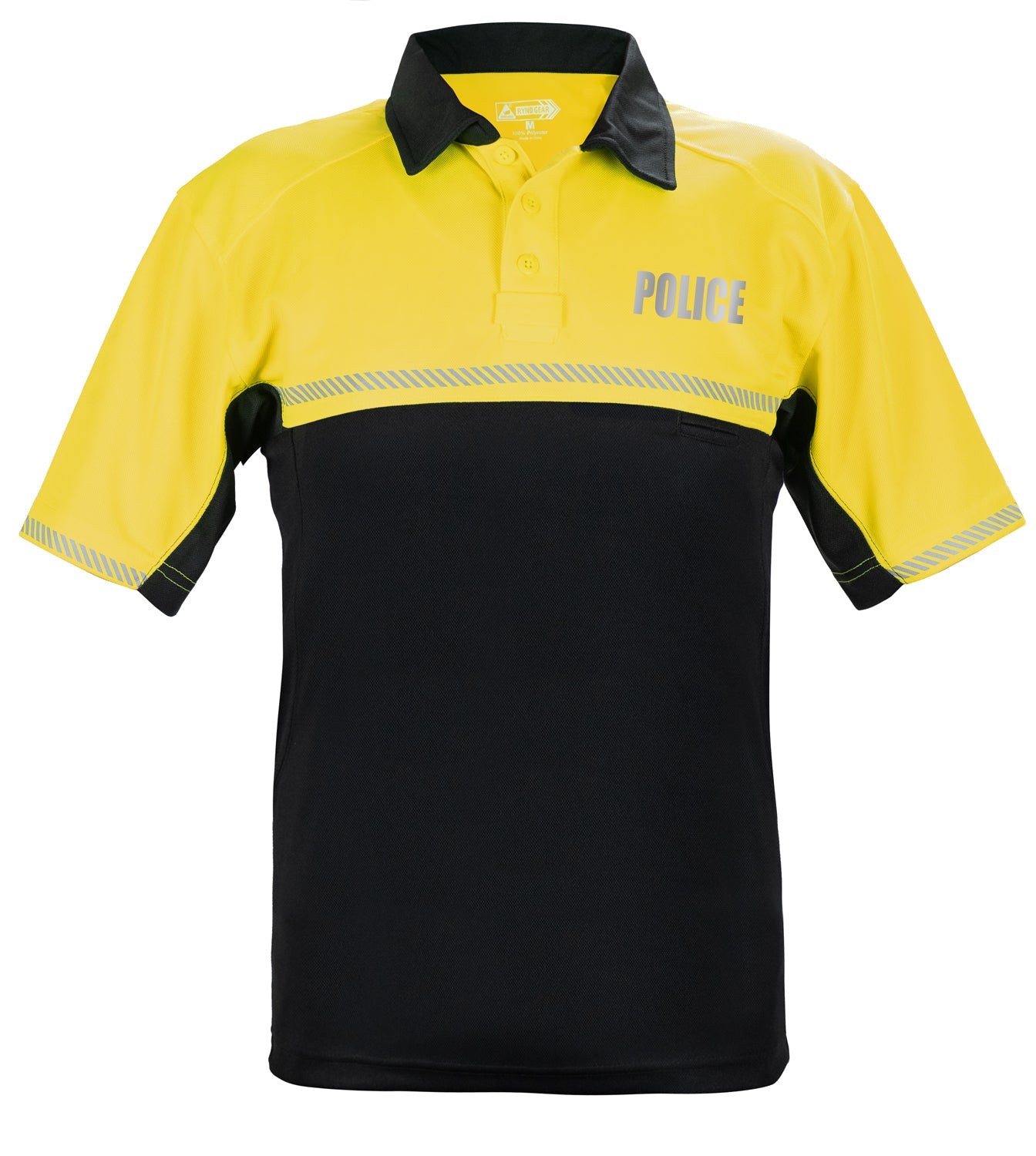 Stars Uniform 100% POLYESTER JERSEY KNIT TWO TONE REFLECTIVE POLICE BIKE PATROL POLO SHIRTS - Detail View 32