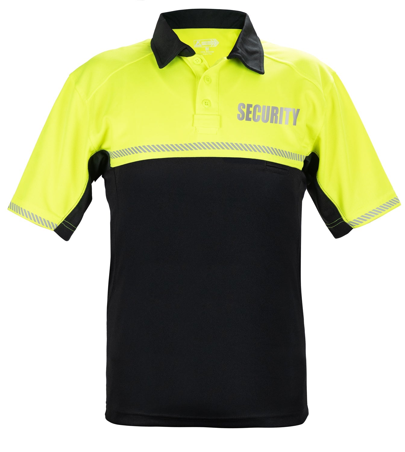 Stars Uniform 100% POLYESTER JERSEY KNIT TWO TONE REFLECTIVE SECURITY BIKE PATROL POLO SHIRTS - Detail View 22