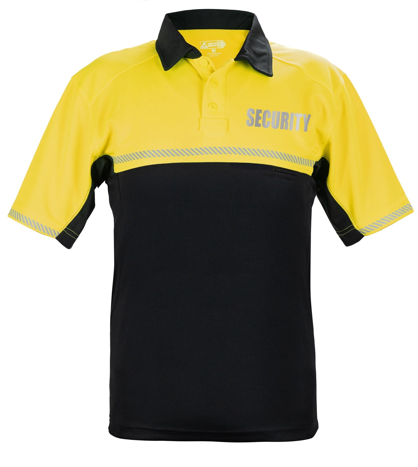Stars Uniform 100% POLYESTER JERSEY KNIT TWO TONE REFLECTIVE SECURITY BIKE PATROL POLO SHIRTS - Detail View 29