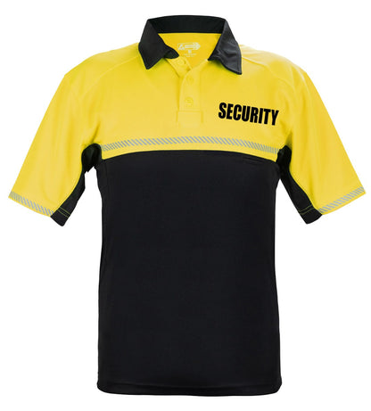 Stars Uniform 100% Polyester Jersey Knit Two Tone Security Bike Patrol Polo Shirts - Alternate View