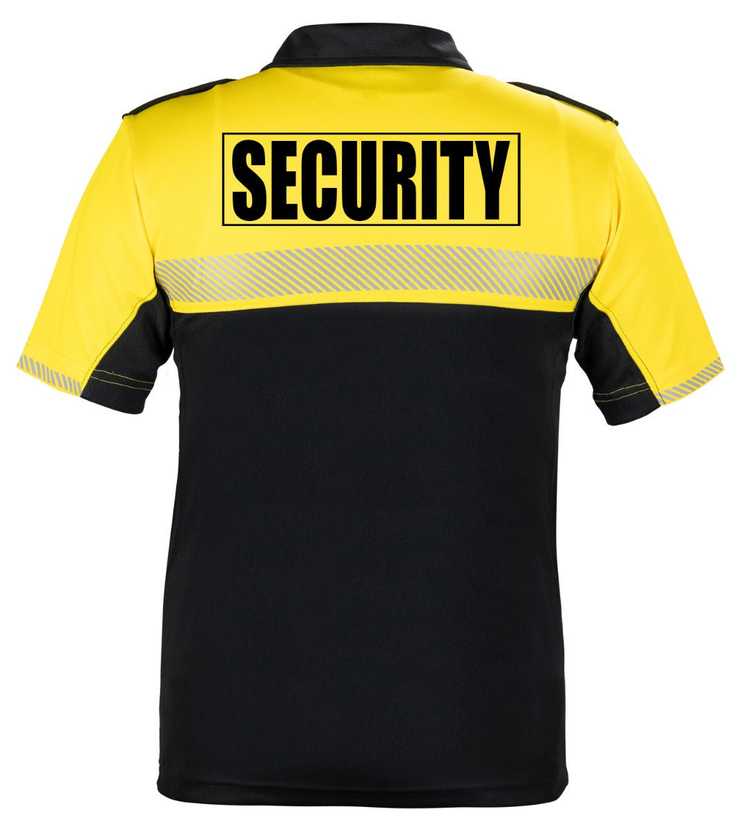 Stars Uniform 100% Polyester Jersey Knit Two Tone Security Bike Patrol Polo Shirts - Detail View 1