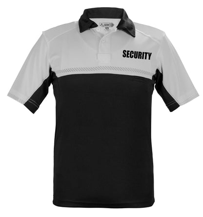 Stars Uniform 100% Polyester Jersey Knit Two Tone Security Bike Patrol Polo Shirts - Detail View 3