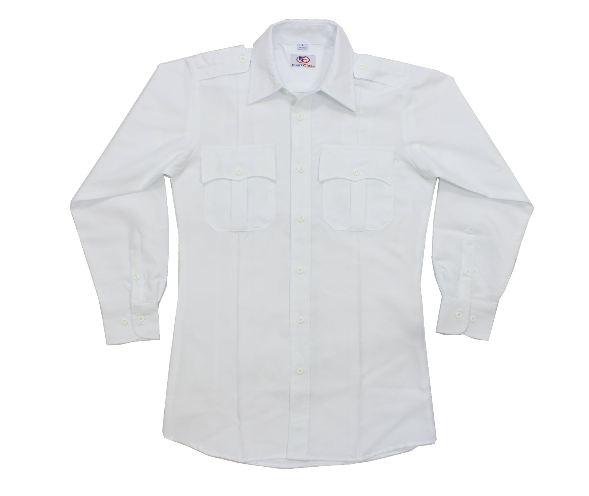 Stars Uniform 100% Polyester Long Sleeve Uniform Shirt - Detail View 8