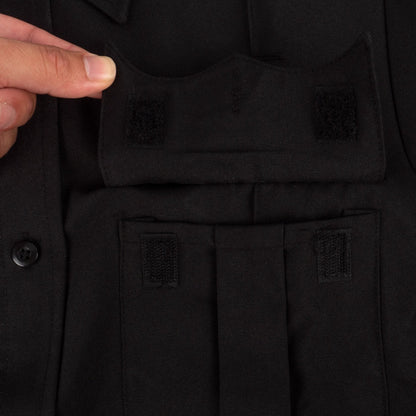 Stars Uniform 100% Polyester Long Sleeve Uniform Shirt - Detail View 1