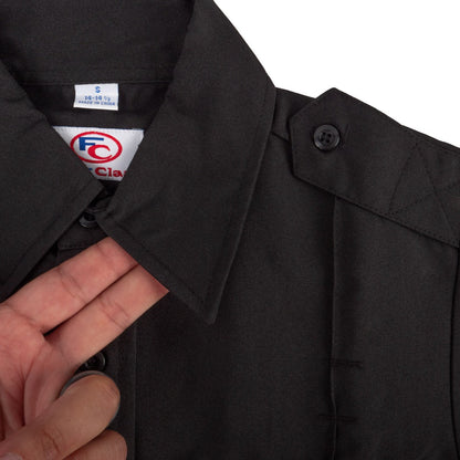 Stars Uniform 100% Polyester Long Sleeve Uniform Shirt - Detail View 3