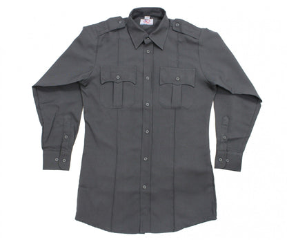 Stars Uniform 100% Polyester Long Sleeve Zippered Uniform Shirts - Detail View 19
