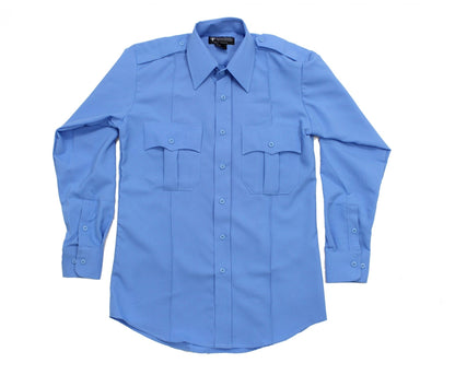Stars Uniform 100% Polyester Long Sleeve Zippered Uniform Shirts - Detail View 28