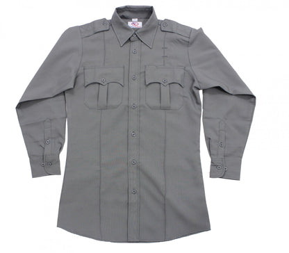 Stars Uniform 100% Polyester Long Sleeve Zippered Uniform Shirts - Detail View 34