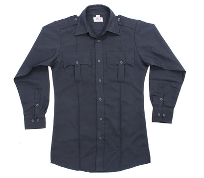 Stars Uniform 100% Polyester Long Sleeve Zippered Uniform Shirts - Detail View 43