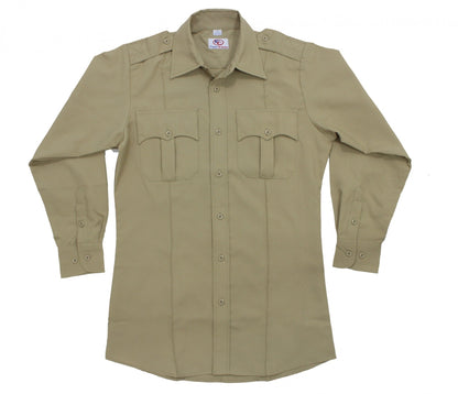 Stars Uniform 100% Polyester Long Sleeve Zippered Uniform Shirts - Detail View 54