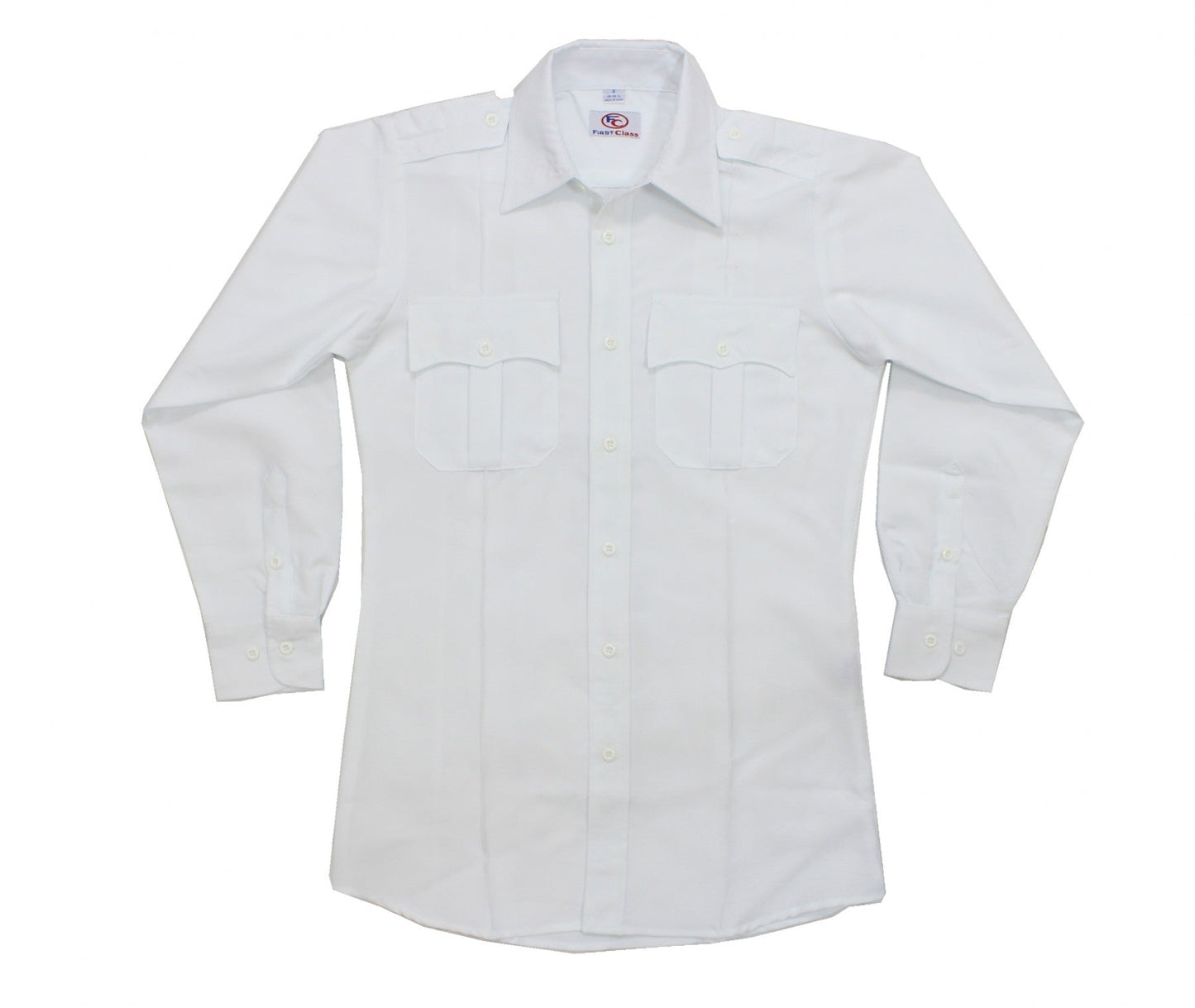 Stars Uniform 100% Polyester Long Sleeve Zippered Uniform Shirts - Detail View 63