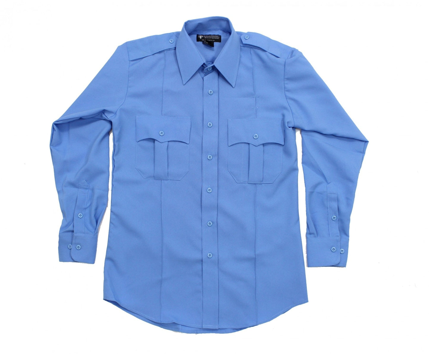 Stars Uniform 100% Polyester Long Sleeve Zippered Uniform Shirts - Detail View 6