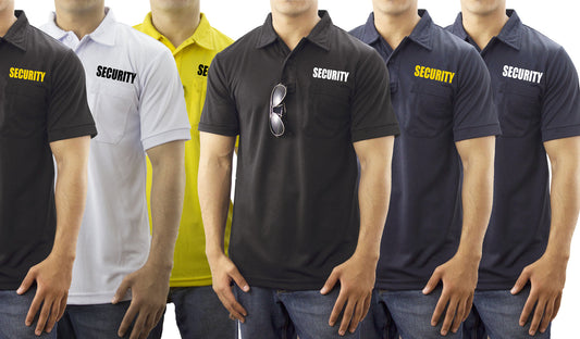 Stars Uniform 100% Polyester Pro-Dry Security Polo Shirts - Primary View