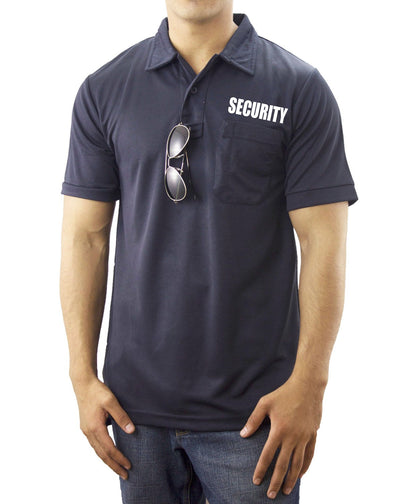 Stars Uniform 100% Polyester Pro-Dry Security Polo Shirts - Detail View 9