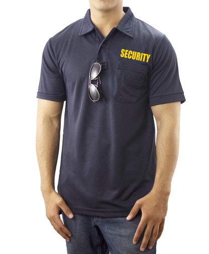 Stars Uniform 100% Polyester Pro-Dry Security Polo Shirts - Detail View 17