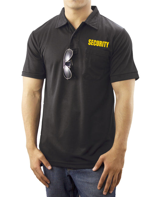 Stars Uniform 100% Polyester Pro-Dry Security Polo Shirts - Alternate View