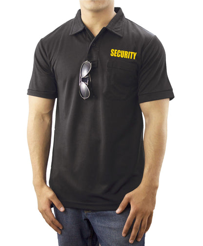 Stars Uniform 100% Polyester Pro-Dry Security Polo Shirts - Detail View 36