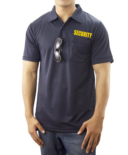 Stars Uniform 100% Polyester Pro-Dry Security Polo Shirts - Detail View 5