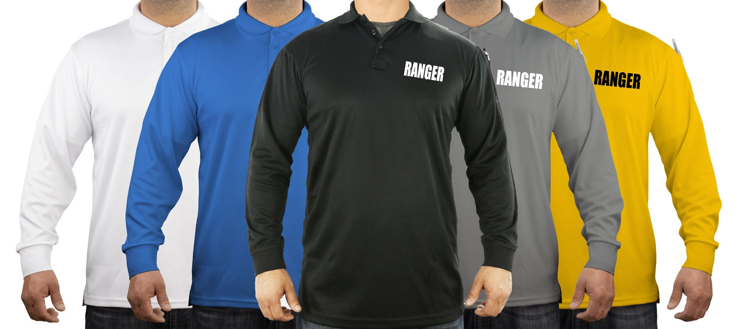 Stars Uniform 100% Polyester Ranger Tactical Performance Polo Long Sleeve Shirt - Primary View