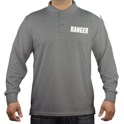 Stars Uniform 100% Polyester Ranger Tactical Performance Polo Long Sleeve Shirt - Detail View 37